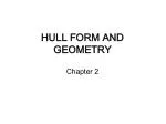 HULL FORM AND GEOMETRY - slide 1