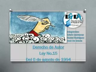 derecho de autor ley no 15 del 8 de agosto de 1994