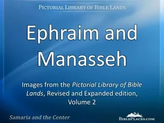 Ephraim and Manasseh