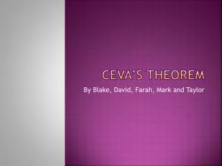 ceva s theorem