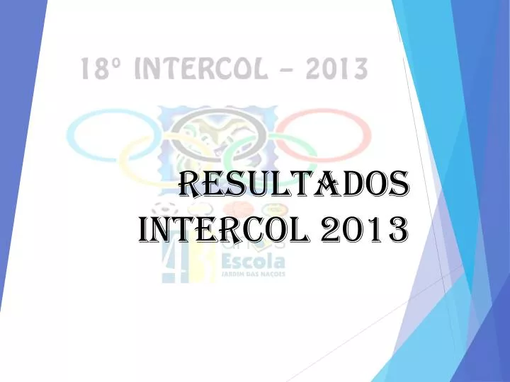 resultados intercol 2013