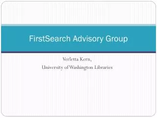 FirstSearch Advisory Group