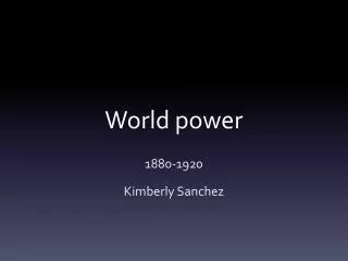 World power