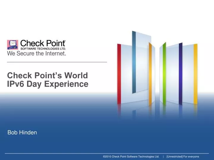 check point s world ipv6 day experience