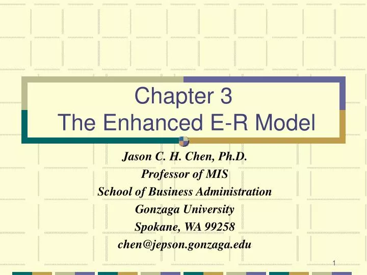 chapter 3 the enhanced e r model