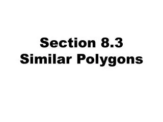 section 8 3 similar polygons