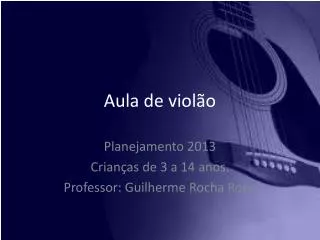 aula de viol o