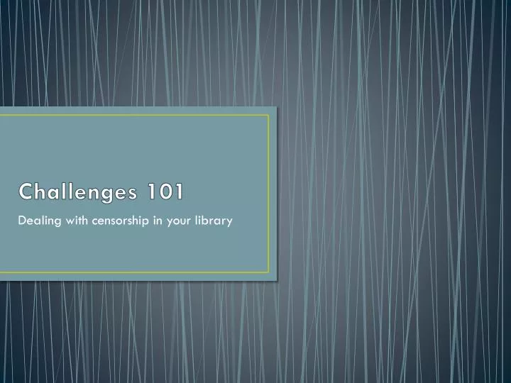 challenges 101