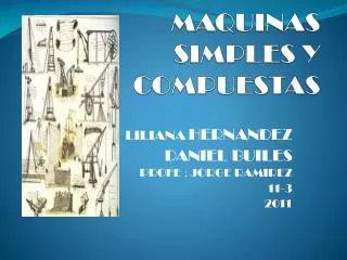 maquinas simples y compuestas