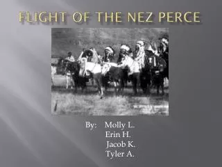 Flight of the Nez Perce