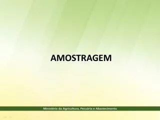 amostragem