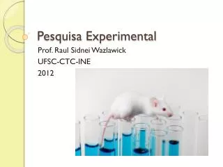 pesquisa experimental