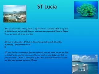 ST Lucia