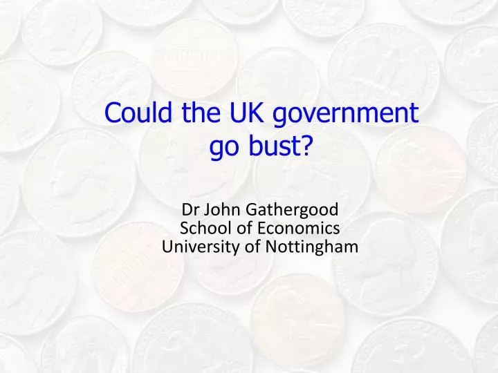 could the uk government go bust