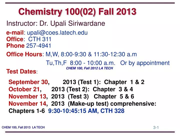 chemistry 100 02 fall 2013
