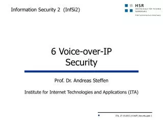 Information Security 2 ( InfSi2 )