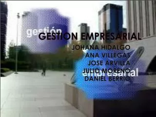 gestion empresarial