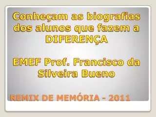 remix de mem ria 2011