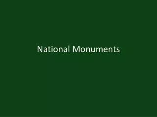 National Monuments