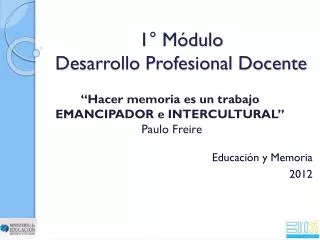 1 m dulo desarrollo profesional docente