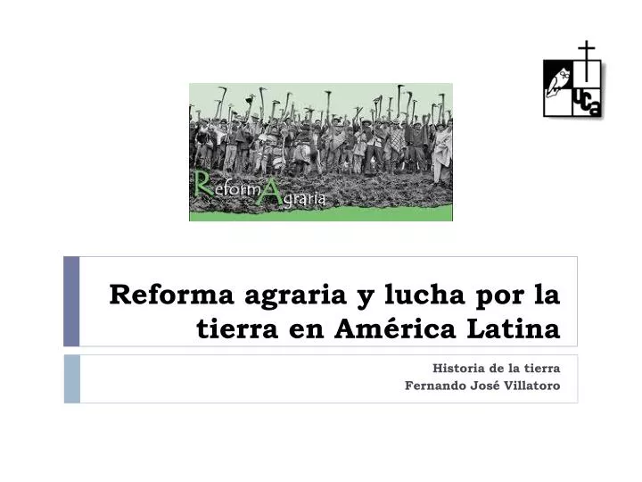 reforma agraria y lucha por la tierra en am rica latina