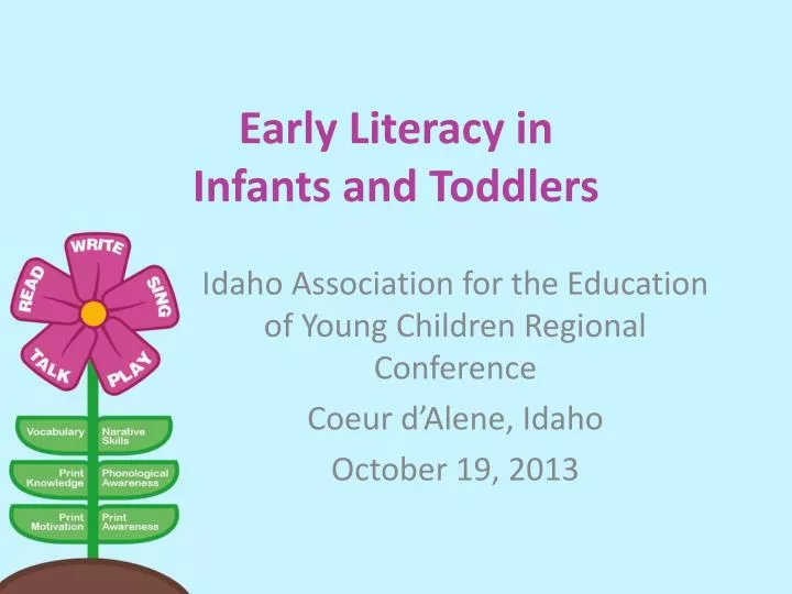 early literacy in infants and toddlers