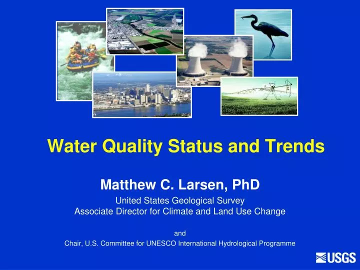 water quality status and trends