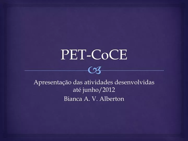 pet coce