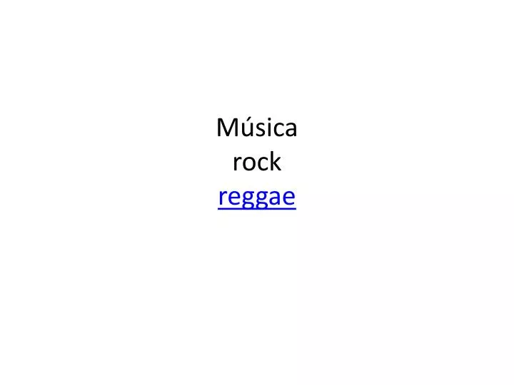 m sica rock reggae