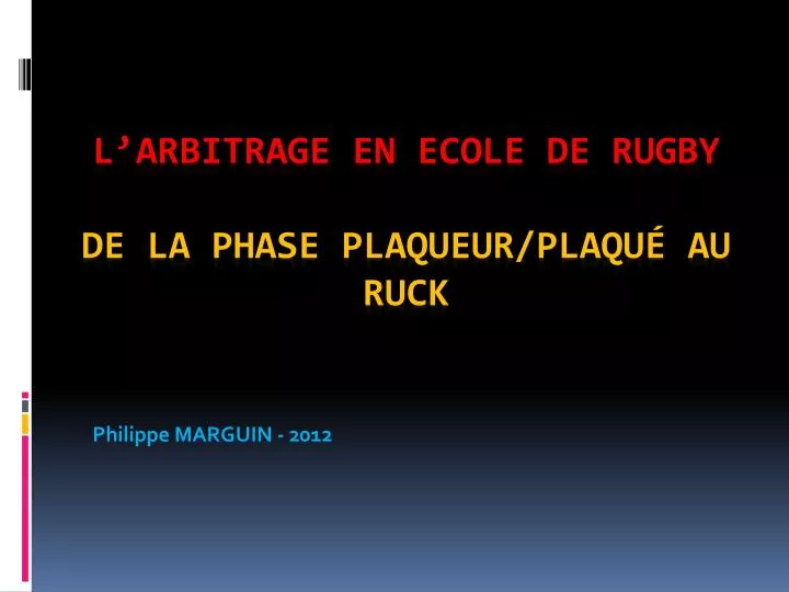 philippe marguin 2012