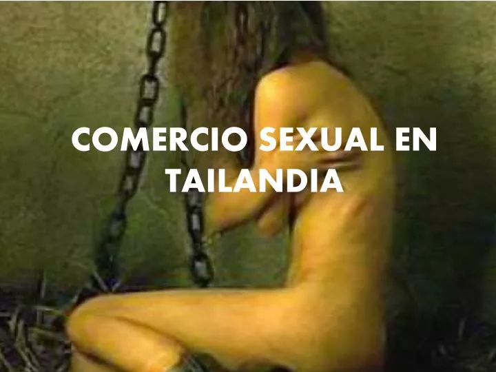 comercio sexual en tailandia