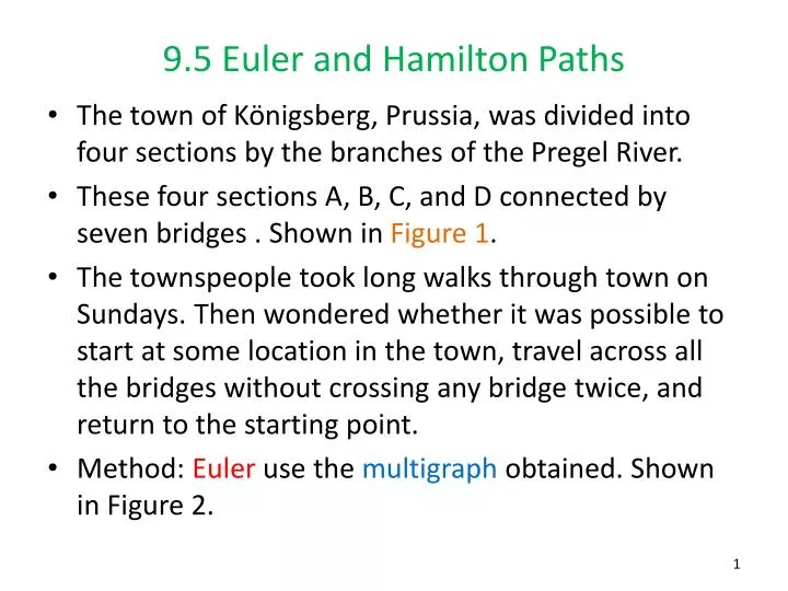 9 5 euler and hamilton paths