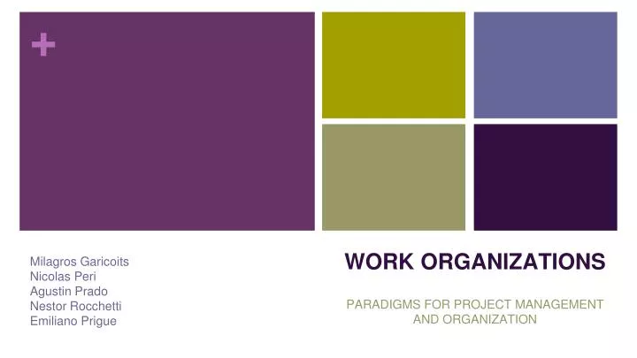 work organizations