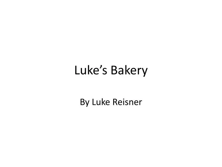 luke s bakery