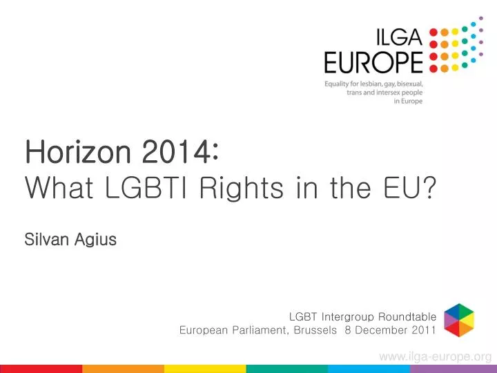 horizon 2014 what lgbti rights in the eu silvan agius
