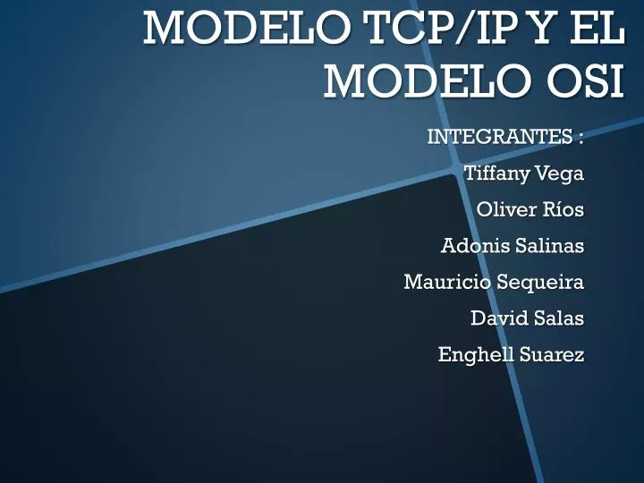 modelo tcp ip y el modelo osi