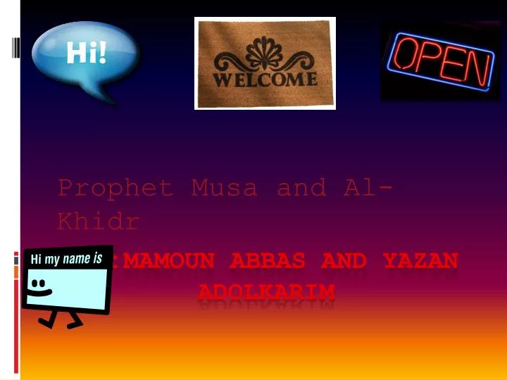prophet musa and al khidr