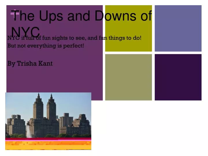 the ups and downs of nyc