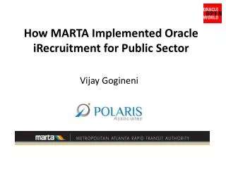 How MARTA Implemented Oracle iRecruitment for Public Sector