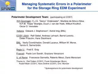 Managing Systematic Errors in a Polarimeter for the Storage Ring EDM Experiment
