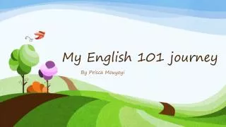 My English 101 journey