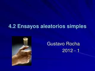 4 2 ensayos aleatorios simples