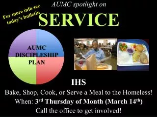 AUMC spotlight on SERVICE