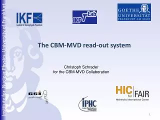 The CBM- MVD read -out system