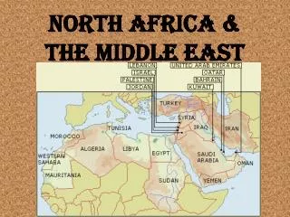 North Africa &amp; the middle East