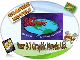 Year 3-7 Graphic Novels List
