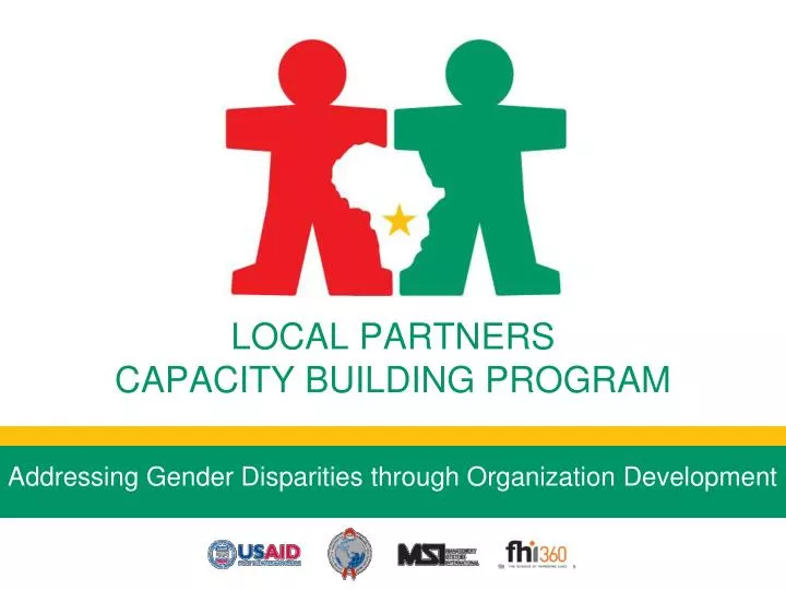addressing gender disparities through organization development