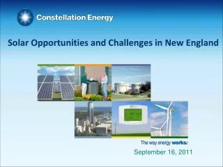 Solar Opportunities and Challenges in New England