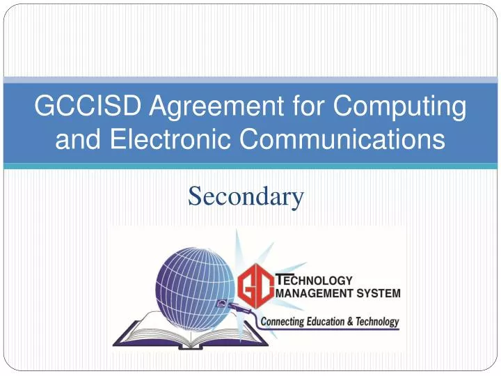 gccisd agreement for computing and electronic communications
