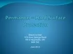 Permanon – Hard Surface Protection - slide 1